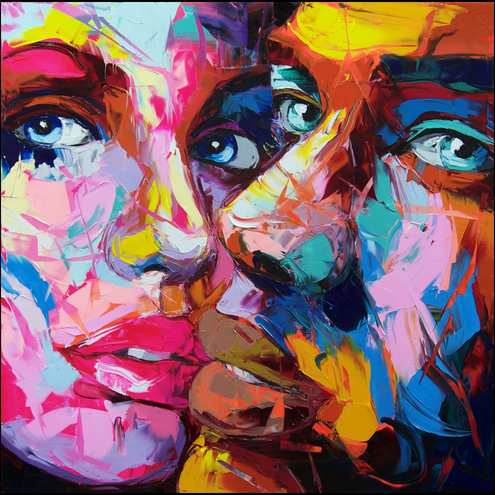 Francoise Nielly Portrait Palette Painting Expression Face114